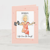 Ermutigung zu guter Kraft Cartoon Karte (Vorderseite)