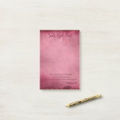 Ermutigung zu Seek God first Post-it Klebezettel (Auf Schreibtisch)