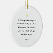 Ermutigung zu Weihnachtsgeschenk für die Bibel Keramik Ornament (Rechts)