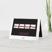 Ermutigung zur Scheidung Sie sind eine COURAGEOUS Karte (Rückseite)