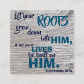 Ermutigung zur Speicherung von Karten für Bibelver (Rückseite)