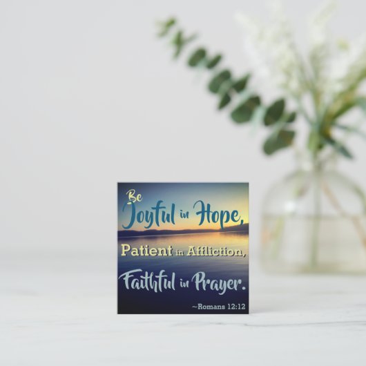 Ermutigung zur Speicherung von Karten für Bibelver (Stehend Vorderseite)