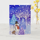 ErmutigungMe "Lass es schneien" Karte (Gelbe Blume)