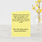 Ermutigungs-Karte - Jahreszeit der Änderung - Karte (Gelbe Blume)