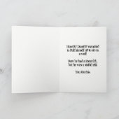 Ermutigungs-Karte - sarkastisch! Karte (Innenseite)