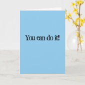 Ermutigungs-Karte - sarkastisch! Karte (Gelbe Blume)