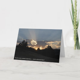 Ermutigungs- und Unterstützungskarte für jeden Fal Karte