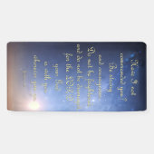 Ermutigungsbanner - Joshua 1:9 Banner (Horizontal)