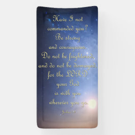 Ermutigungsbanner - Joshua 1:9 Banner