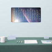 Ermutigungsbanner - Psalm 34:4-6 Banner (Messe)