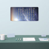 Ermutigungsbanner - Psalm 34:7-8 Banner (Messe)