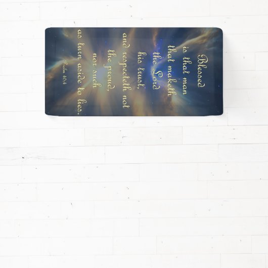 Ermutigungsbanner - Psalm 40:4 Banner (InSitu)