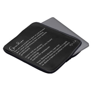 Ermutigungsgedicht des Wächter Laptopschutzhülle