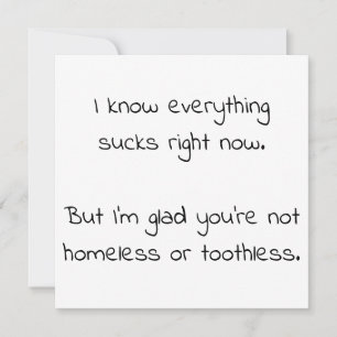 Ermutigungskarte für echte Hausfrauen-Fans