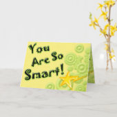 Ermutigungskarte für Kinder - ich bin so stolz Karte (Gelbe Blume)