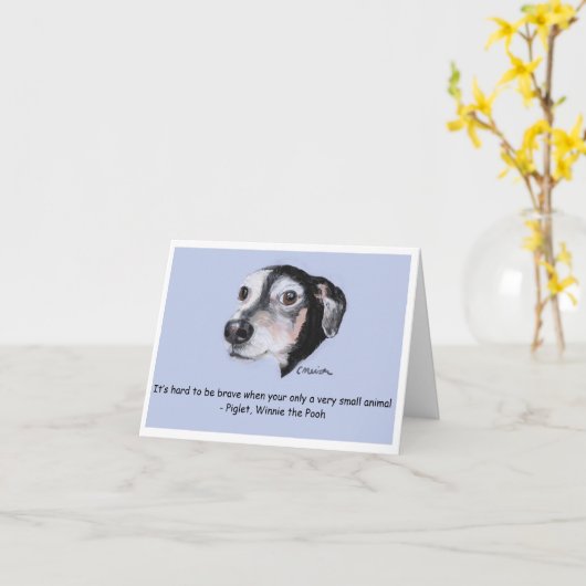 Ermutigungskarte Karte (Gelbe Blume)