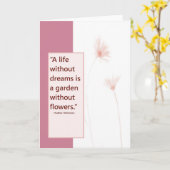 Ermutigungskarte Karte (Gelbe Blume)