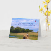 Ermutigungskarte Karte (Gelbe Blume)