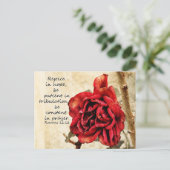 Ermutigungskarte Postkarte (Stehend Vorderseite)