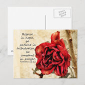 Ermutigungskarte Postkarte (Vorne/Hinten)