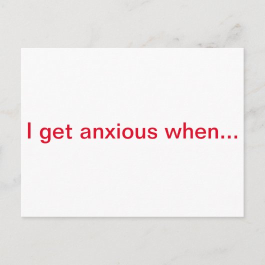 Ermutigungskarte Postkarte (Vorderseite)