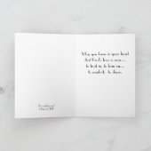 Ermutigungskarte "To cheure you" Karte (Innenseite)