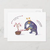 Ermutigungskarten für Freunde Postkarte (Vorne/Hinten)