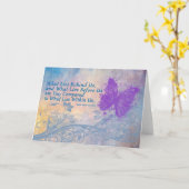 Ermutigungskartenschmetterling, Emerson-Zitat Karte (Gelbe Blume)