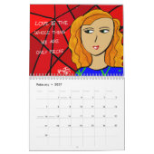 ERMUTIGUNGSKUNST FÜR DAS MESSAGE-ANGEL KALENDER (Feb 2027)