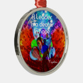 Ermutigungsmitteilung für Führung Ornament Aus Metall (Rechts)