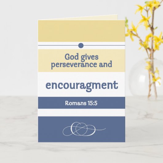 Ermutigungsskripte Karte (Gelbe Blume)