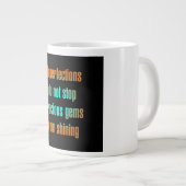 Ermutigungszitat # 105 Jumbo-Tasse (Vorderseite Rechts)