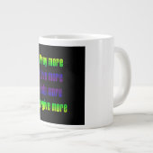 Ermutigungszitat # 128 Jumbo-Tasse (Vorderseite Rechts)