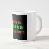 Ermutigungszitat # 141 Jumbo-Tasse (Vorderseite Rechts)