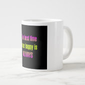 Ermutigungszitat # 152 Jumbo-Tasse (Vorderseite Rechts)