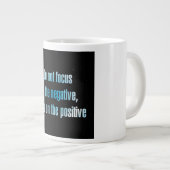 Ermutigungszitat # 15 Jumbo-Tasse (Vorderseite Rechts)