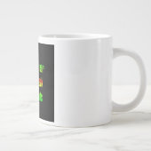 Ermutigungszitat # 167 Jumbo-Tasse (Rechts)