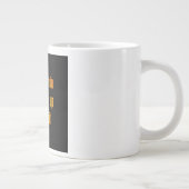 Ermutigungszitat # 16 Jumbo-Tasse (Rechts)