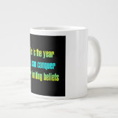 Ermutigungszitat # 172 Jumbo-Tasse (Vorderseite Rechts)