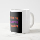 Ermutigungszitat # 174 Jumbo-Tasse (Vorderseite Rechts)