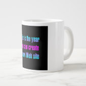 Ermutigungszitat # 176 Jumbo-Tasse (Vorderseite Rechts)