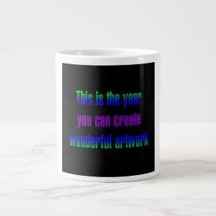 Ermutigungszitat # 177 Jumbo-Tasse
