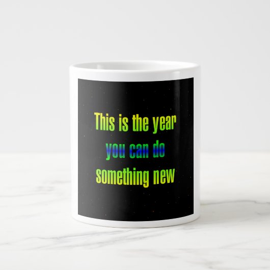 Ermutigungszitat # 179 Jumbo-Tasse (Vorderseite)