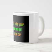 Ermutigungszitat # 184 Jumbo-Tasse (Vorderseite Rechts)