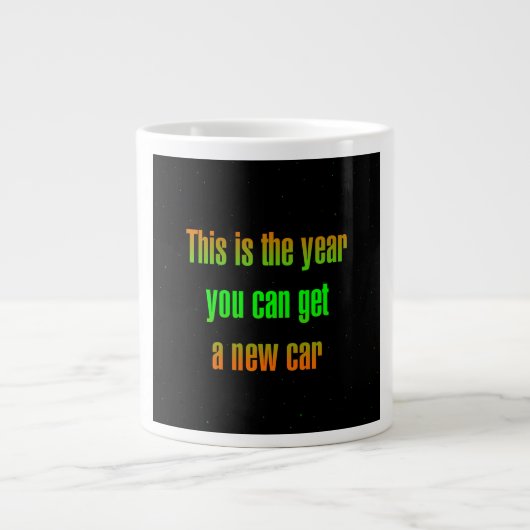 Ermutigungszitat # 184 Jumbo-Tasse (Vorderseite)
