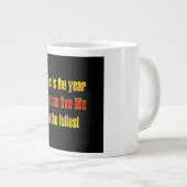 Ermutigungszitat # 205 Jumbo-Tasse (Vorderseite Rechts)