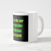 Ermutigungszitat # 208 Jumbo-Tasse (Vorderseite Rechts)