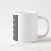 Ermutigungszitat # 208 Jumbo-Tasse (Rechts)