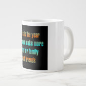 Ermutigungszitat # 209 Jumbo-Tasse (Vorderseite Rechts)