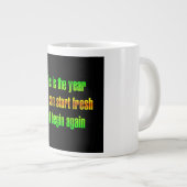 Ermutigungszitat # 224 Jumbo-Tasse (Vorderseite Rechts)
